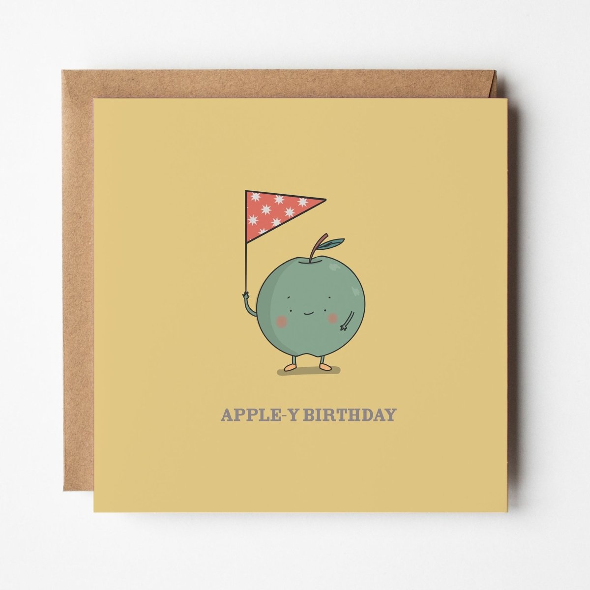Apple - y Birthday Card - Richard DaraniGreeting Card
