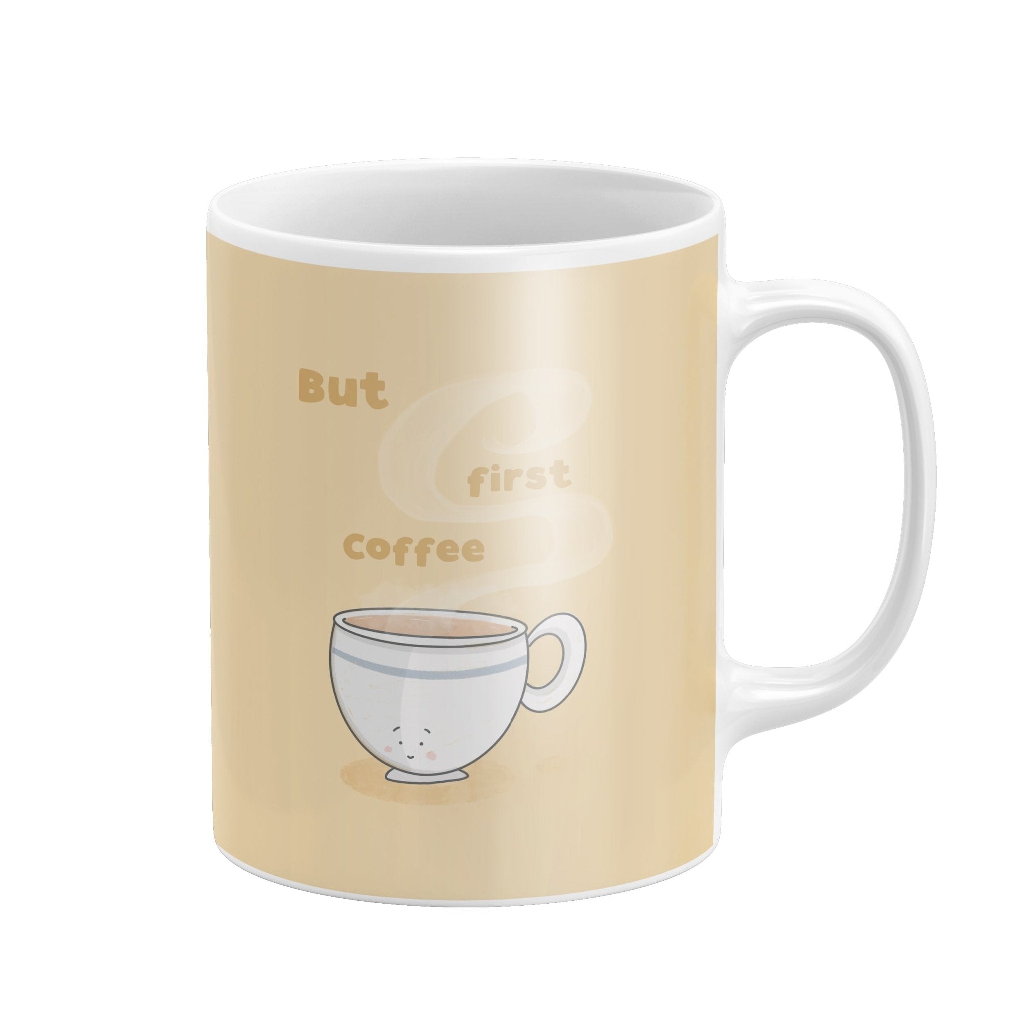 But First Coffee Mug – Sleepy Cup Design - Richard DaraniMugs