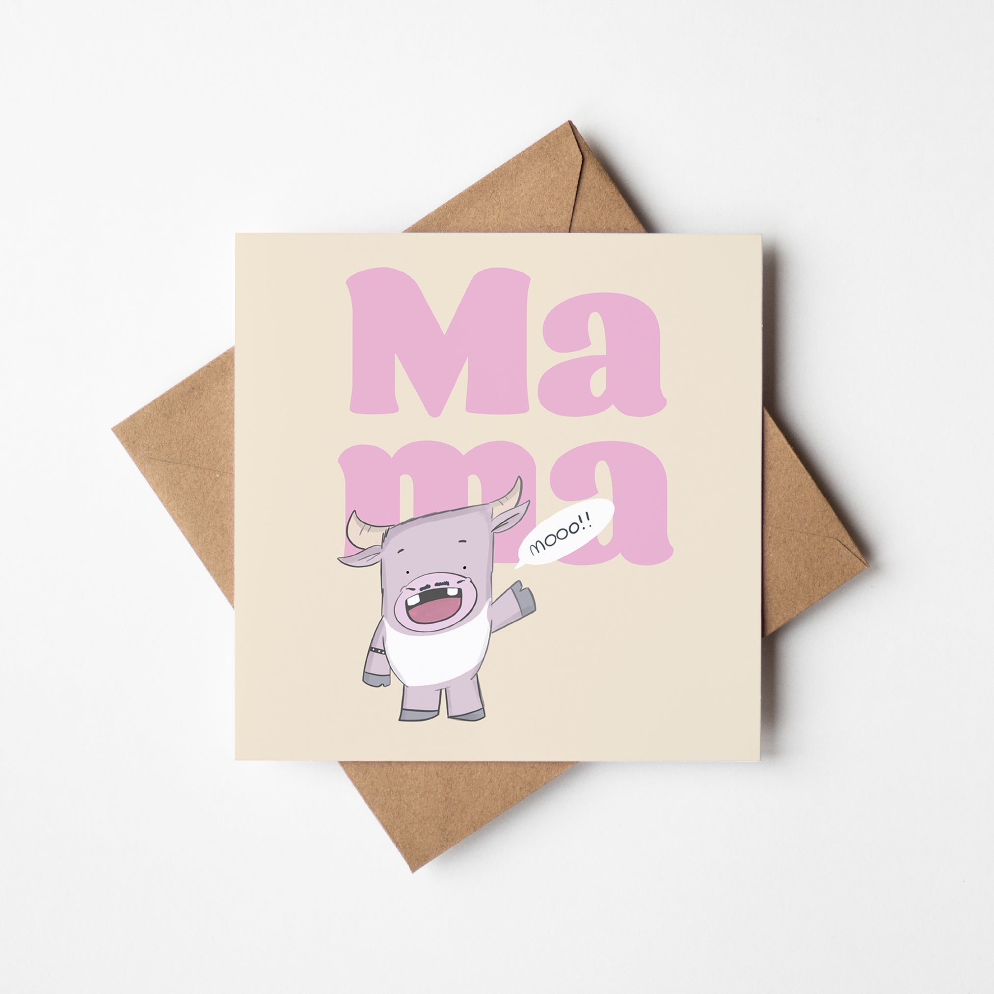 Mama Cow Mother's Day Card
