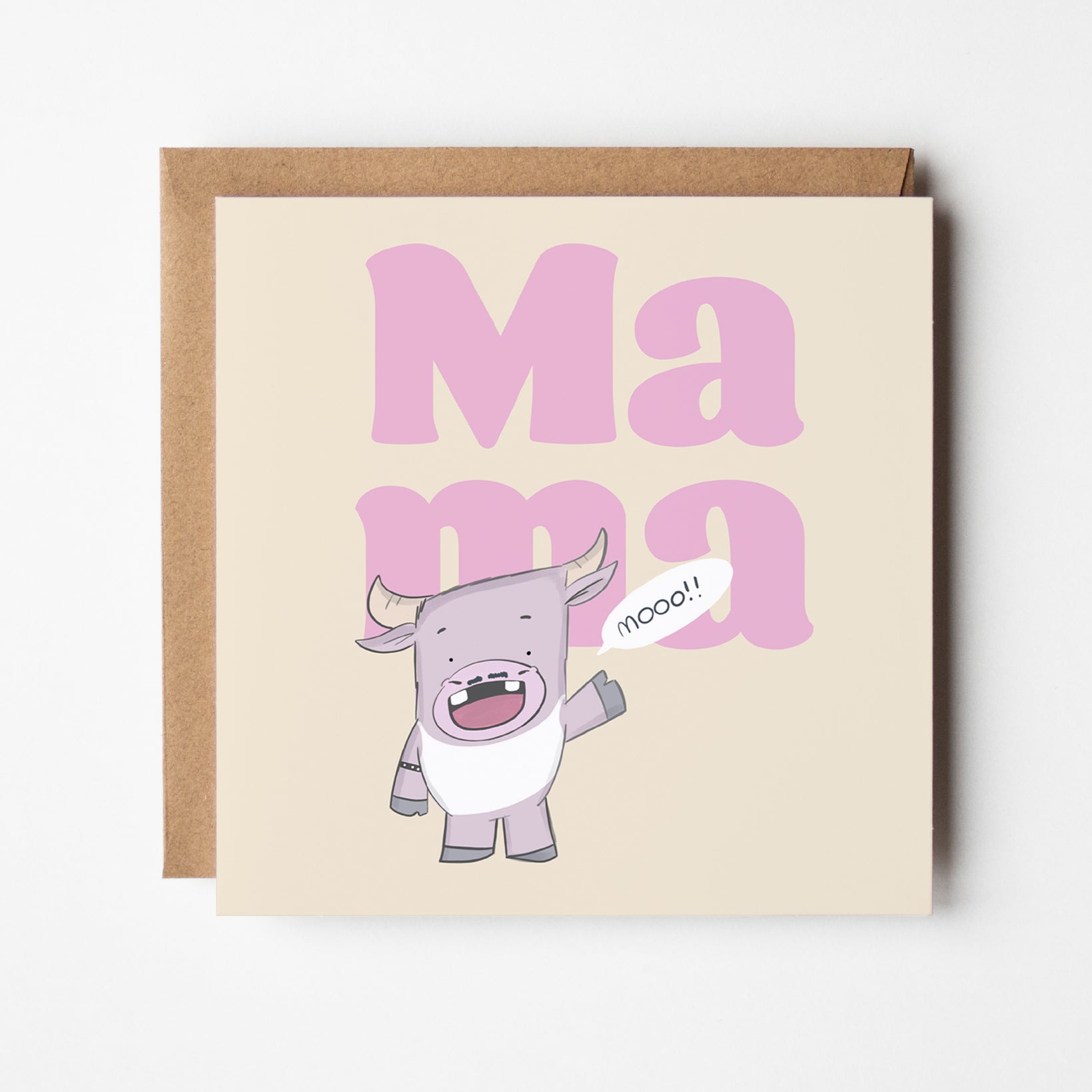 Mama Cow Mother's Day Card