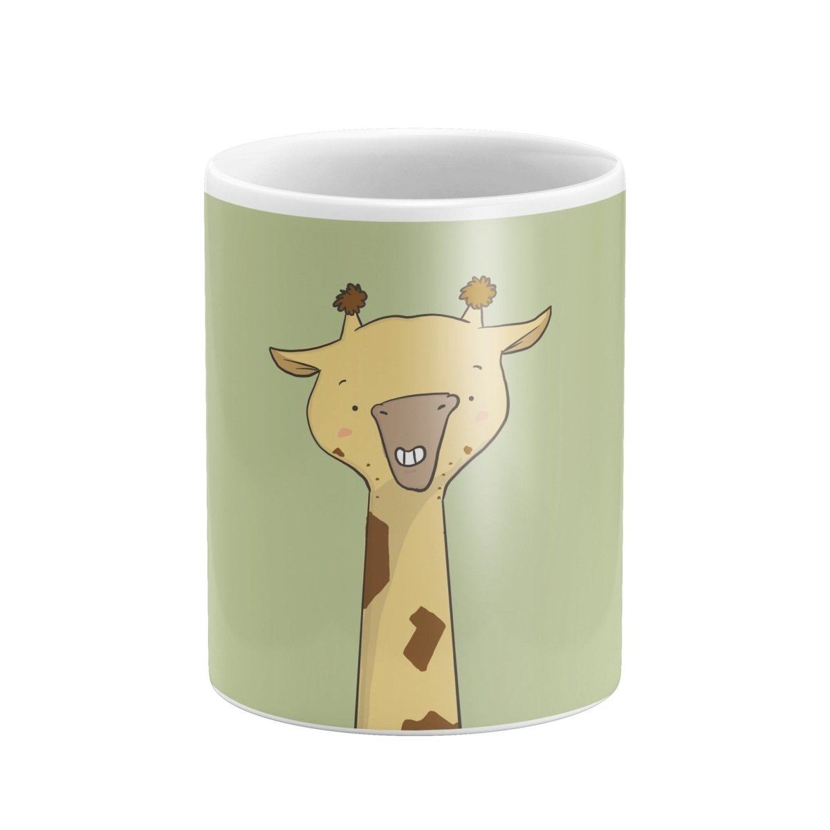 Cheeky Giraffe Mug – Funny Safari AnimalMugs (view 2)
