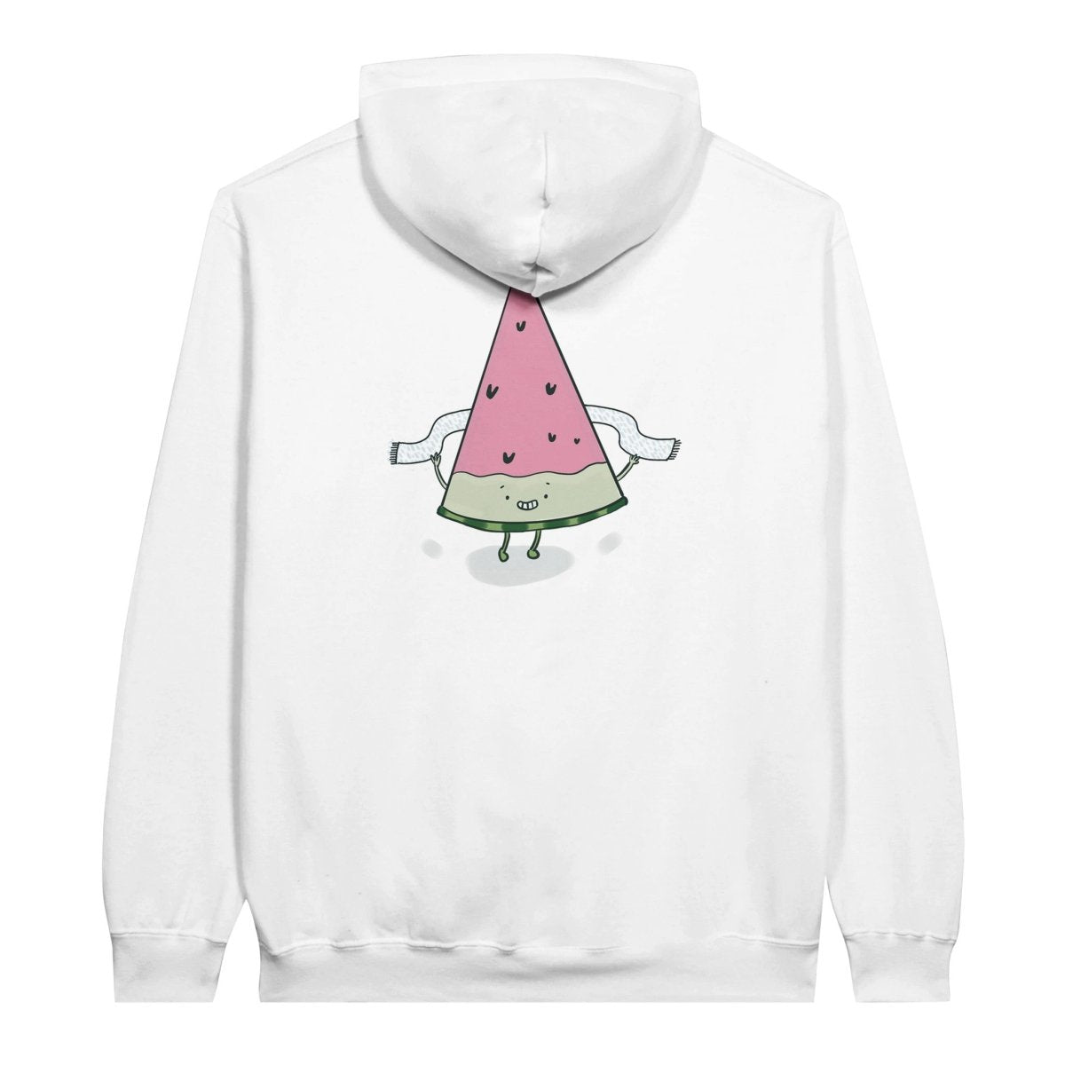 Chilly Kawaii Watermelon Hoodie – Adorable Cartoon Design for Your Coziest Comfort - Richard DaraniPrint Material