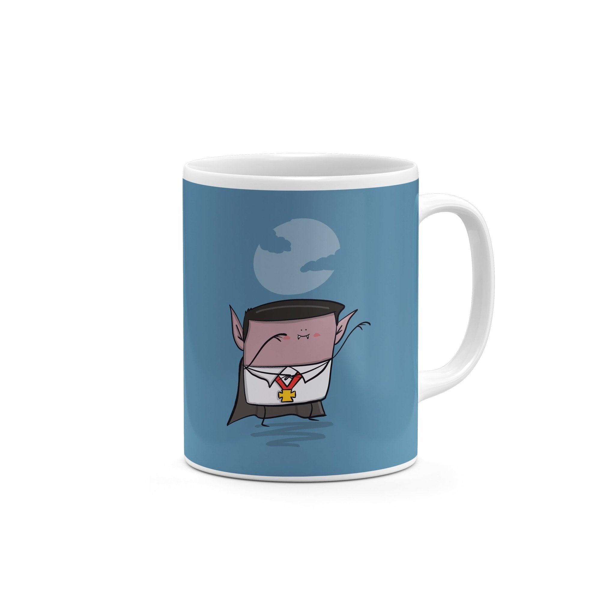 Cute Vampire Mug β Halloween Dracula Design - Richard DaraniMugs