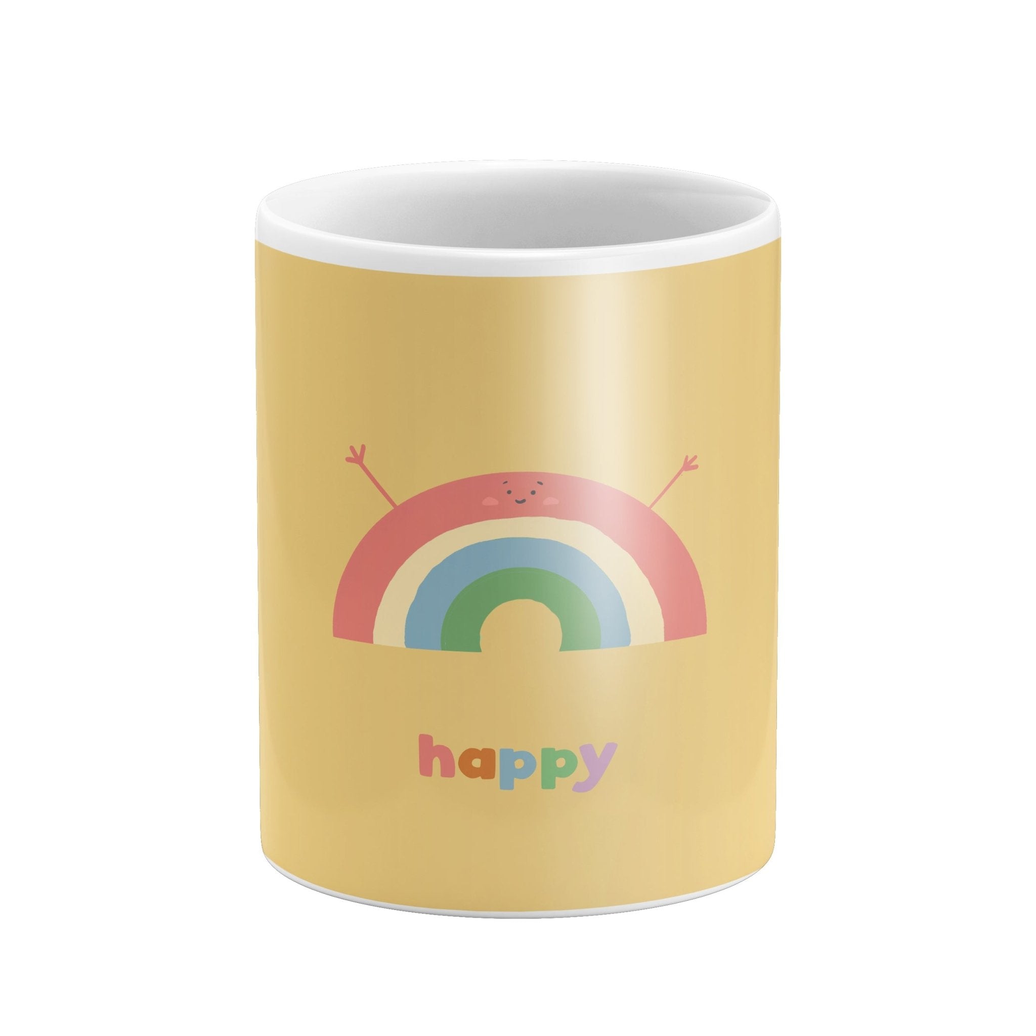 Happy Rainbow Mug – Pastel Joy by Richard Darani - Richard DaraniMugs