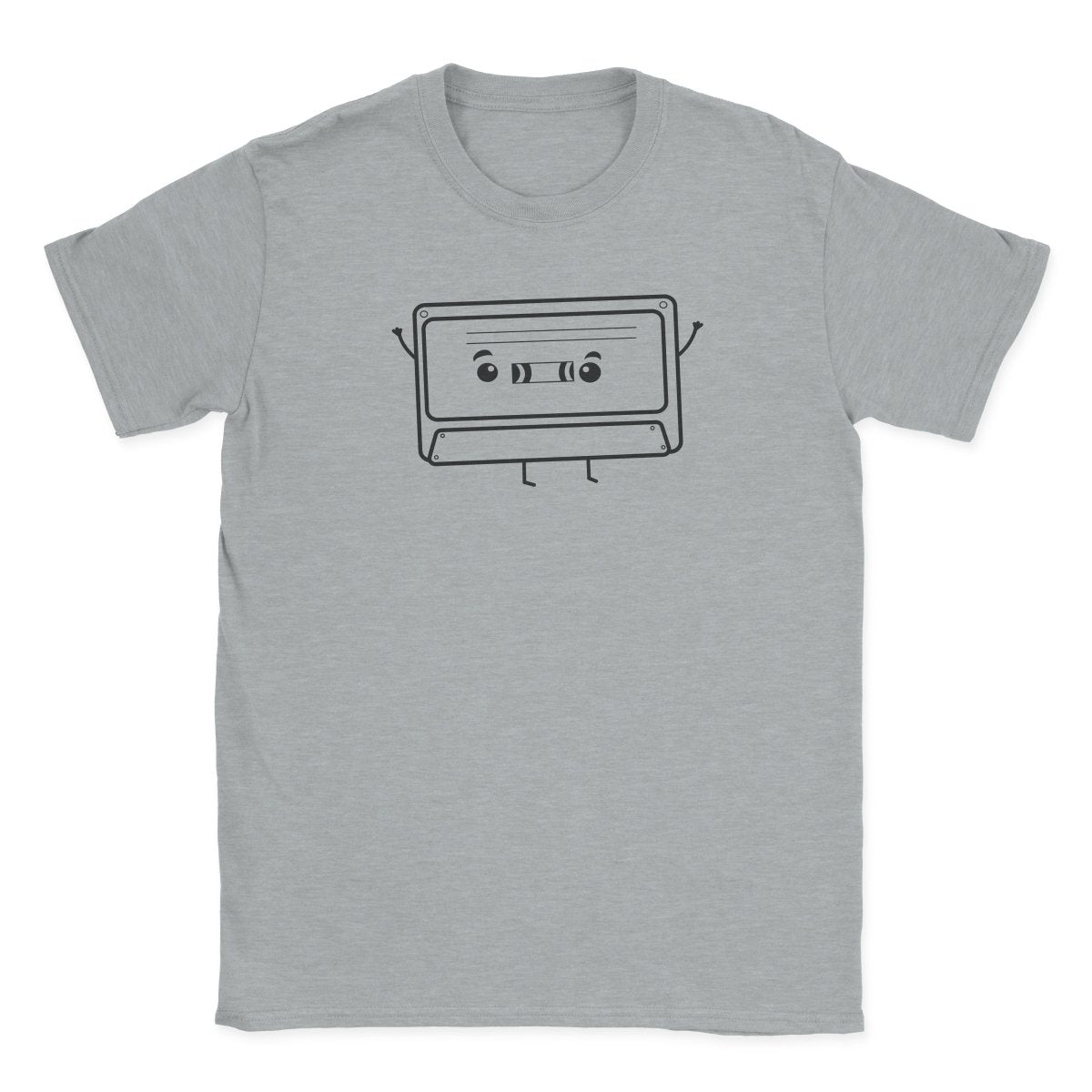 Blast from the Past: 80's Cassette Unisex Tee – fun and illustrated shirts & tops by Richard Darani