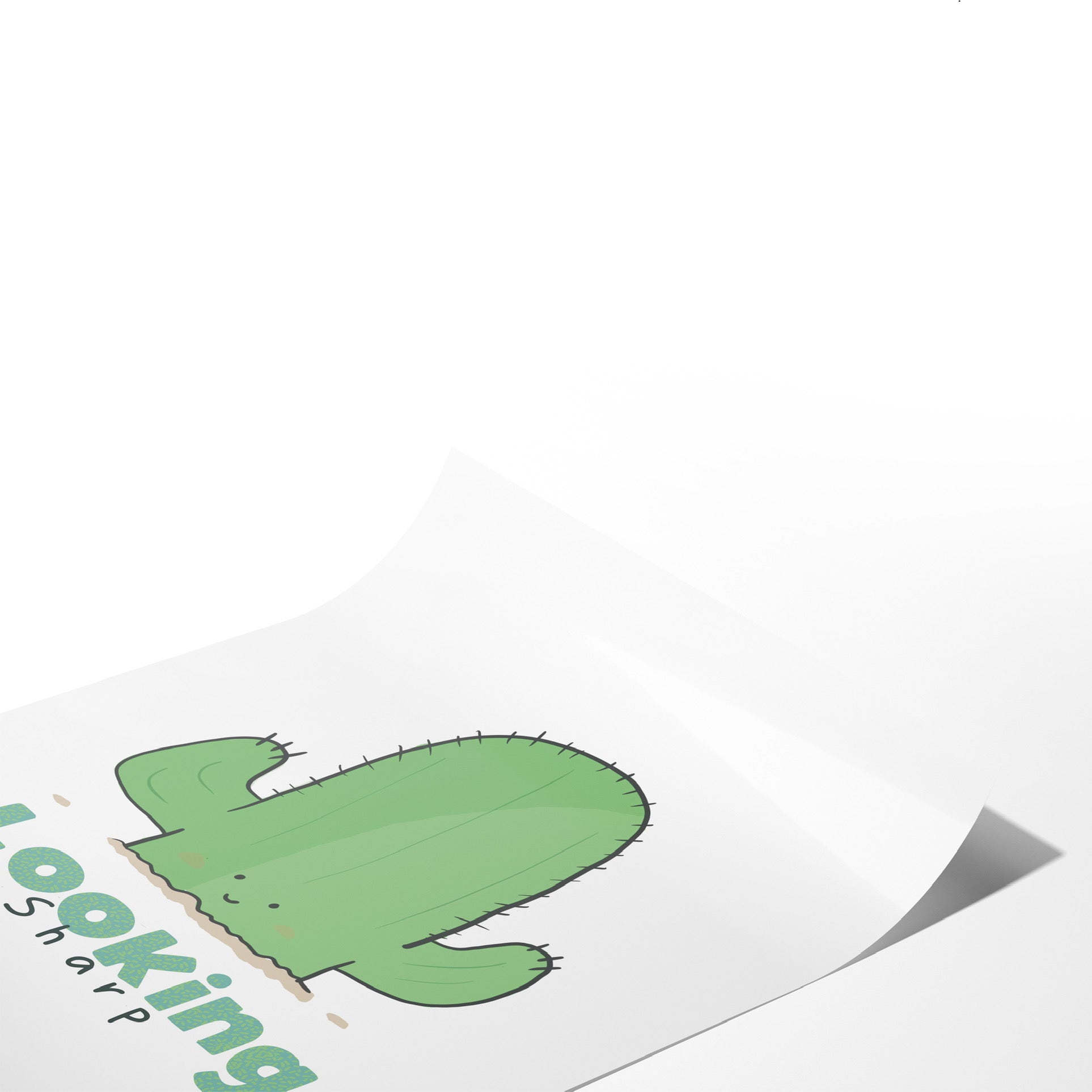 Looking Sharp A Cute Cactus Art Print - Richard DaraniPosters, Prints, & Visual Artwork (view 7)