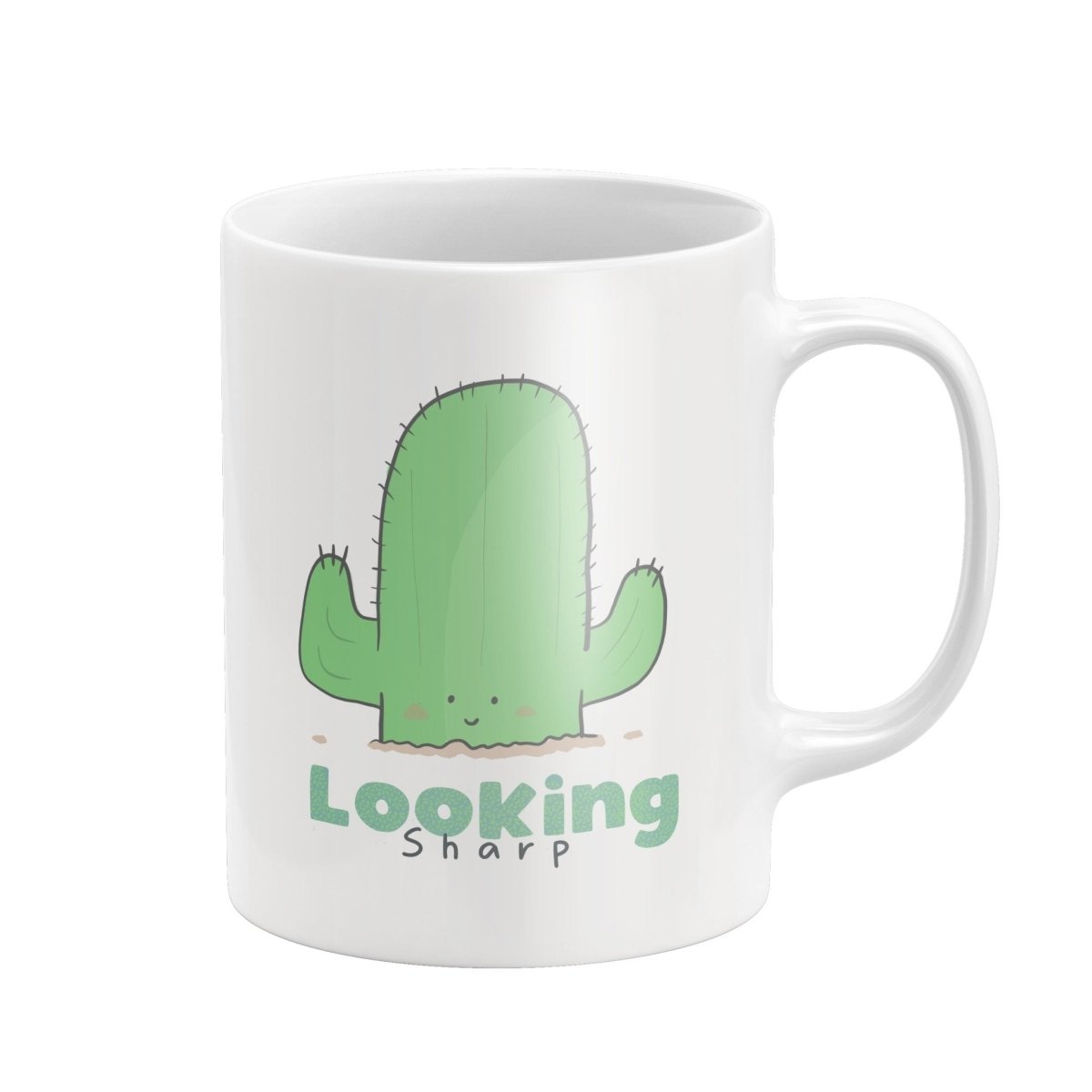 Looking Sharp Mug – Funny Cactus DesignMugs (view 2)