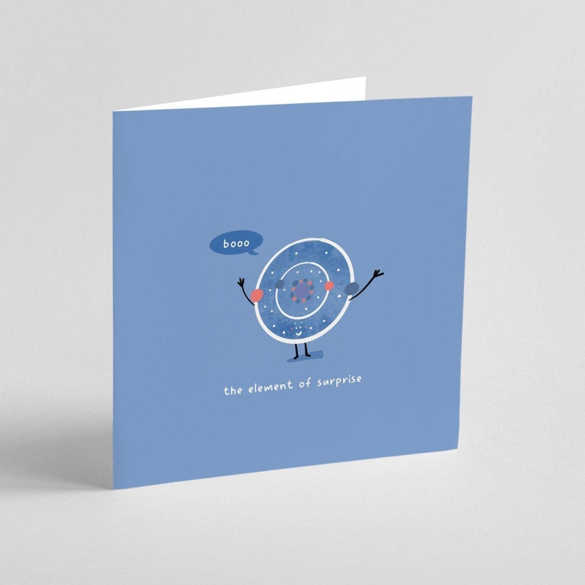 Periodic Table Element Card – Kawaii Science Greeting Card – image 3
