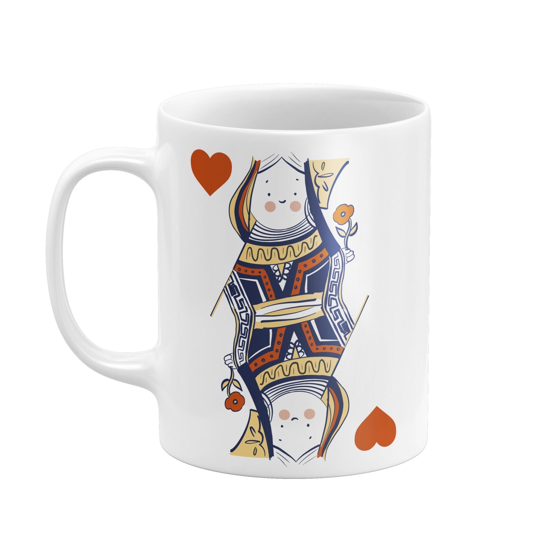 Queen of Hearts Ceramic Mug - Richard Darani