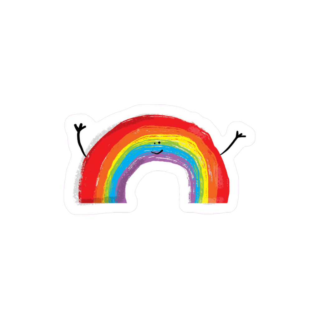 Rainbow Vinyl Sticker Richard Darani