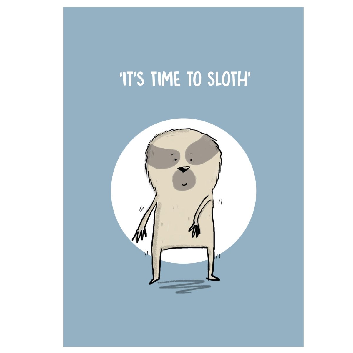 Sloth Like A Boss Art | Print - Richard DaraniArt Print