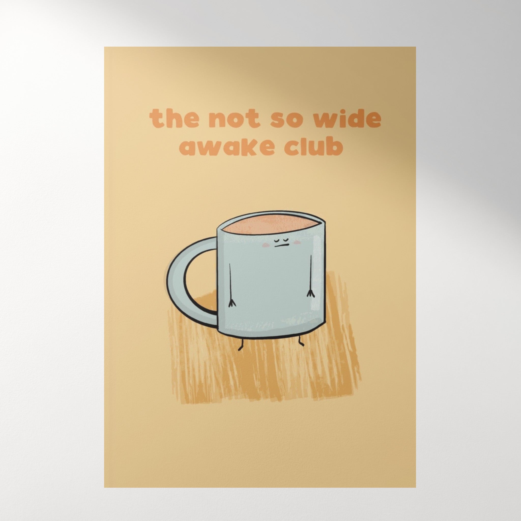 The Not So Wide Awake Club Coffee Art Print - Richard DaraniPosters, Prints, & Visual Artwork