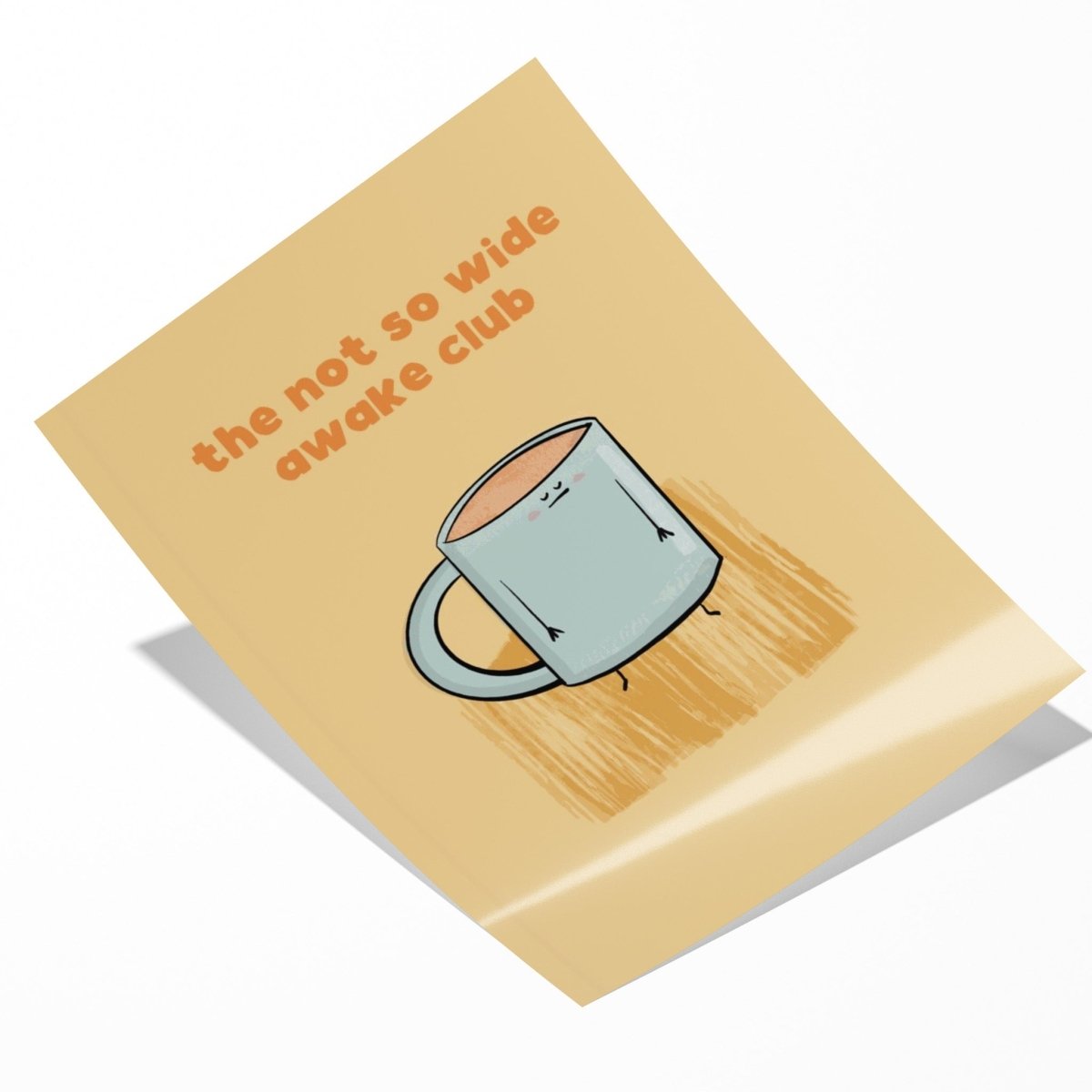 The Not So Wide Awake Club Coffee Art PrintPosters, Prints, & Visual Artwork (view 3)