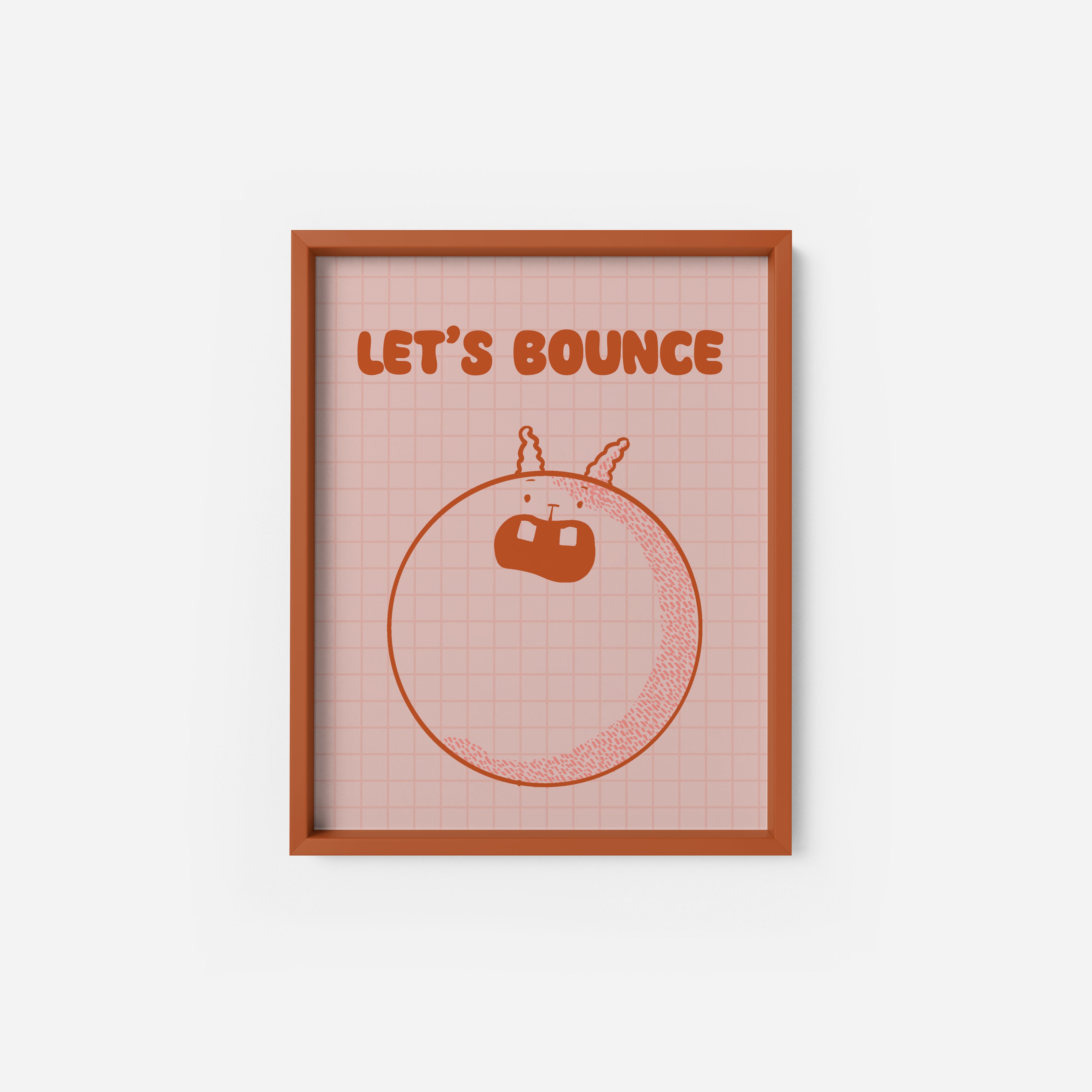 Let's Bounce Art Print