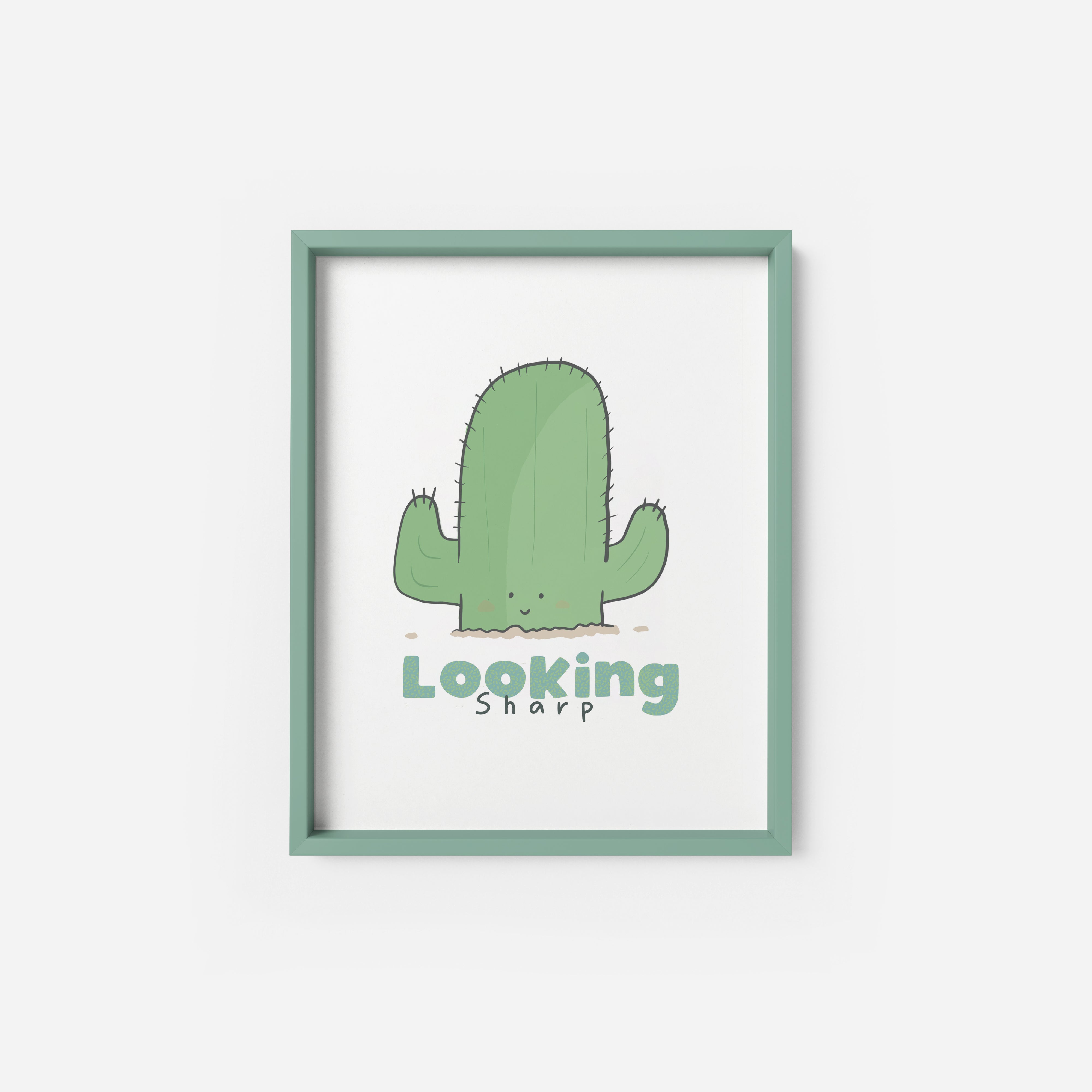 Looking Sharp Cactus Print