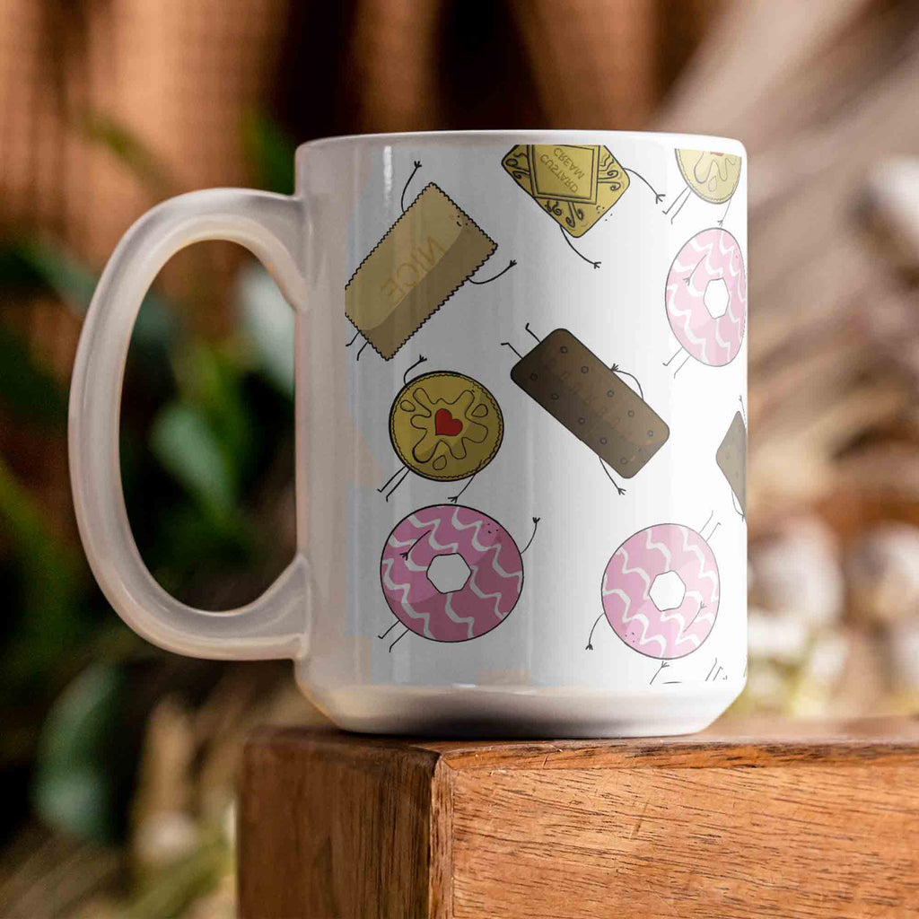 Biscuit coffee mug  pattern 