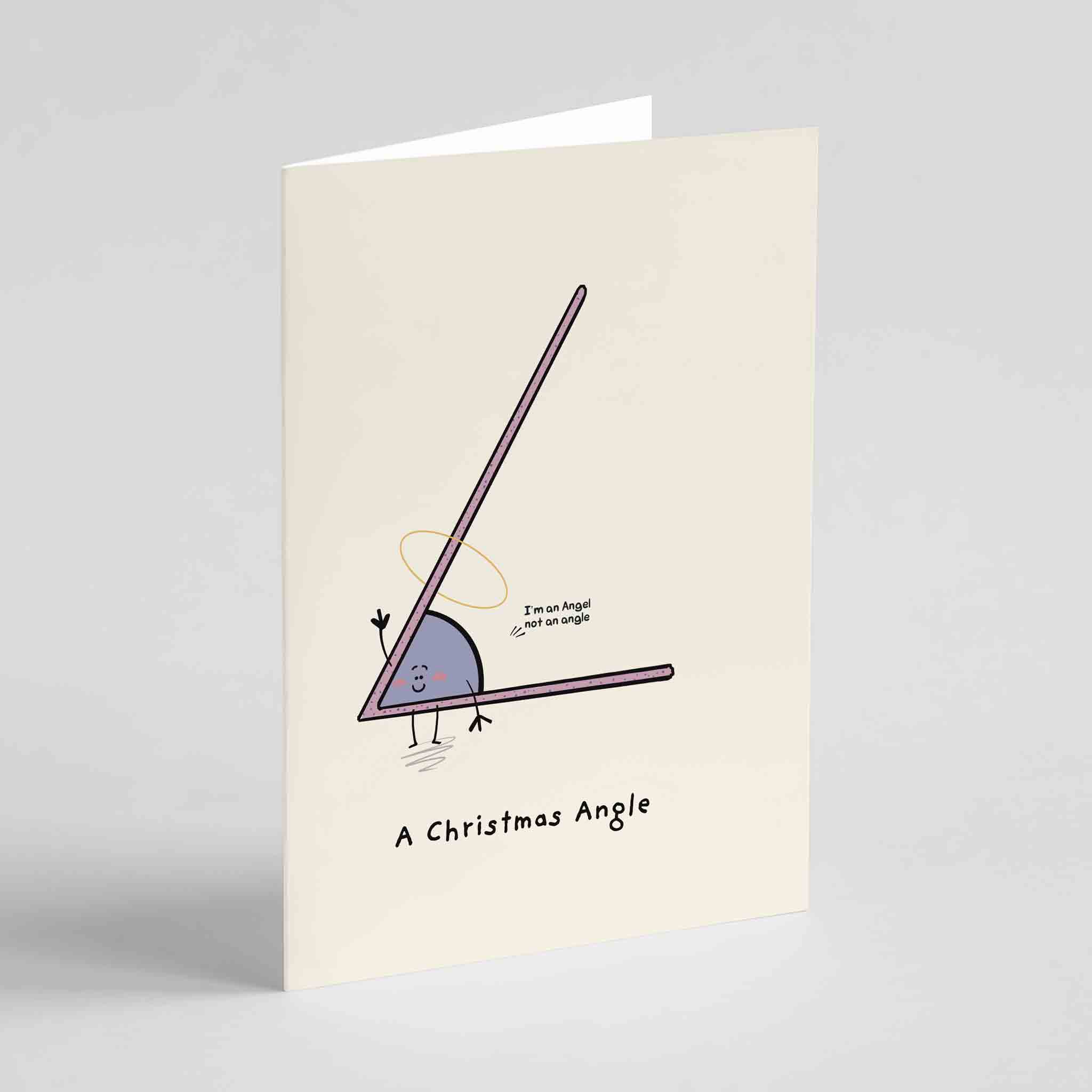 A Christmas Angle Greeting Card - Richard Darani