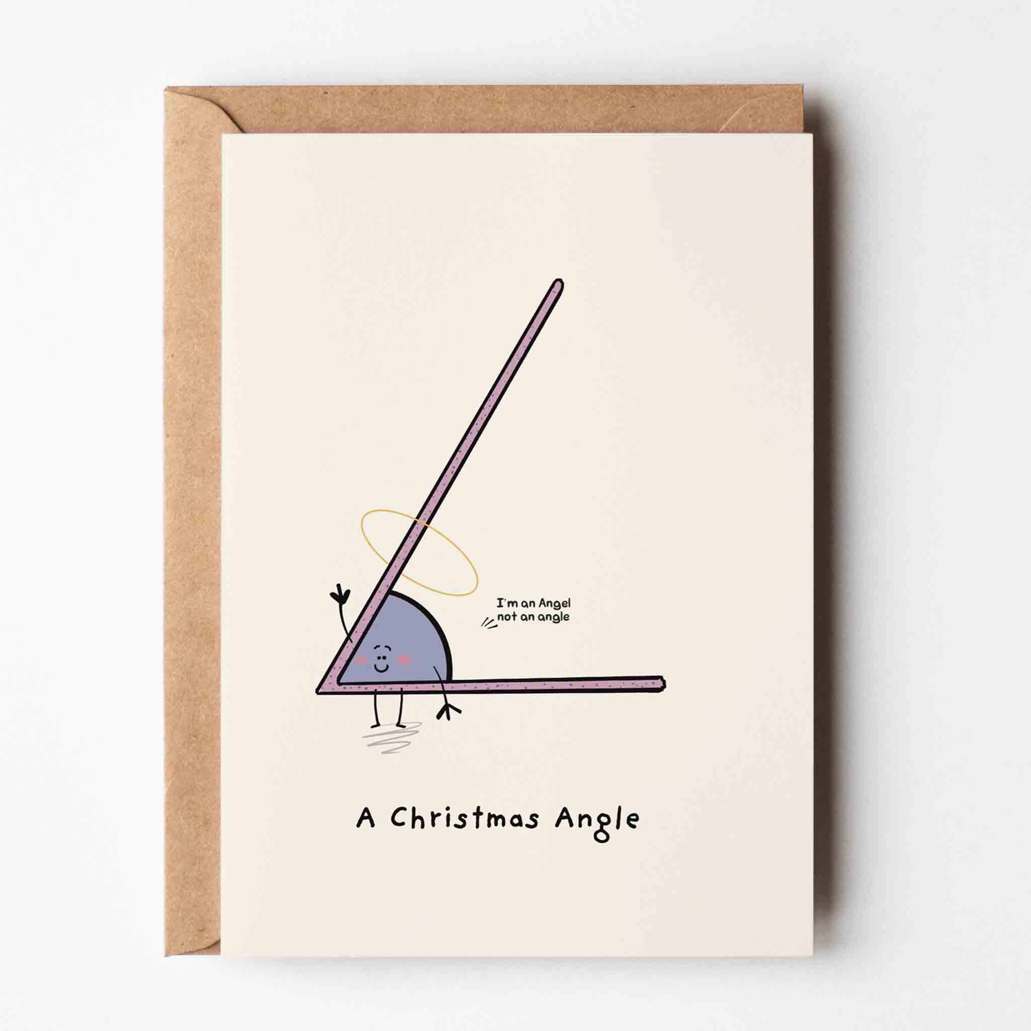 A Christmas Angle Greeting Card - Richard Darani