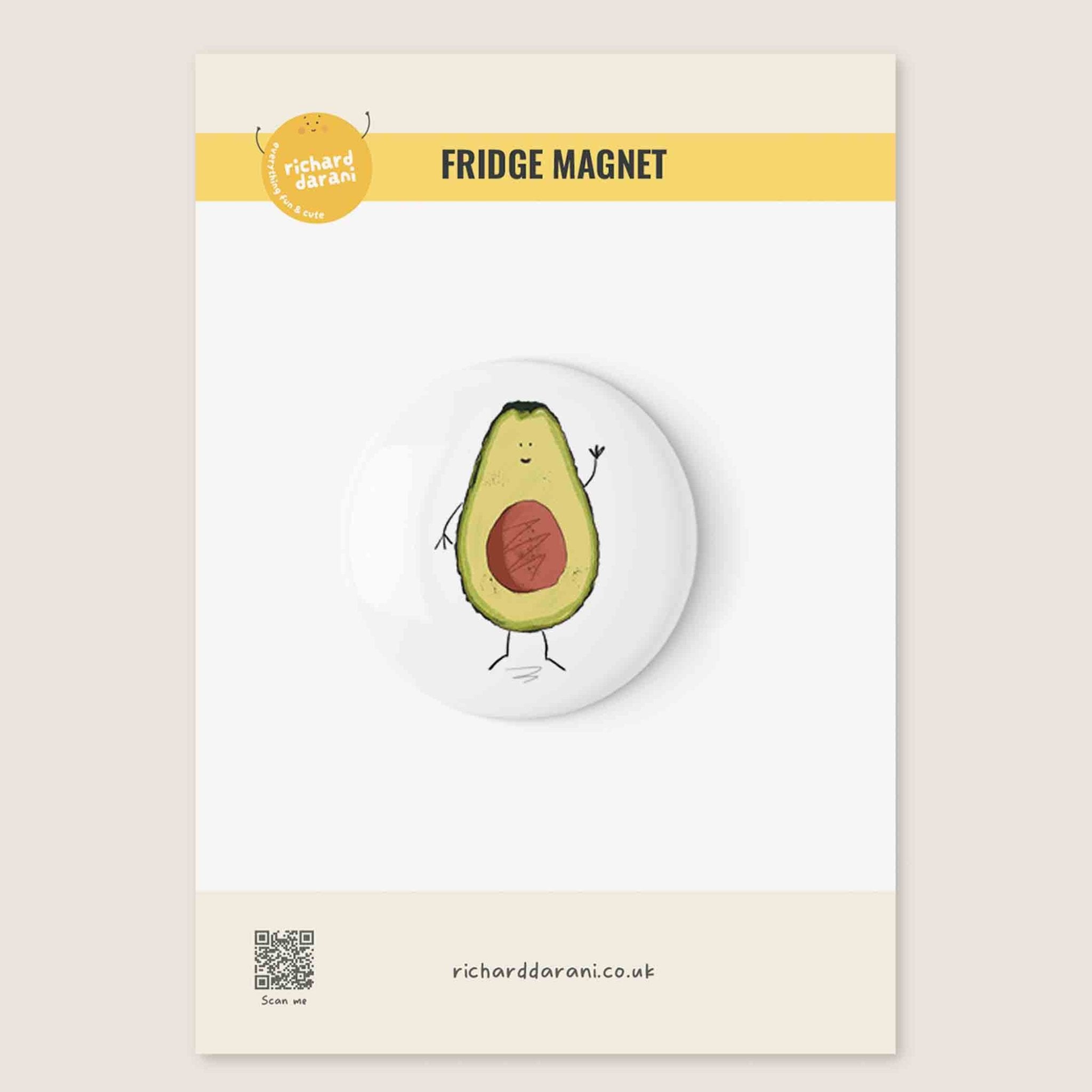 Avocado Button Badge - Richard Darani