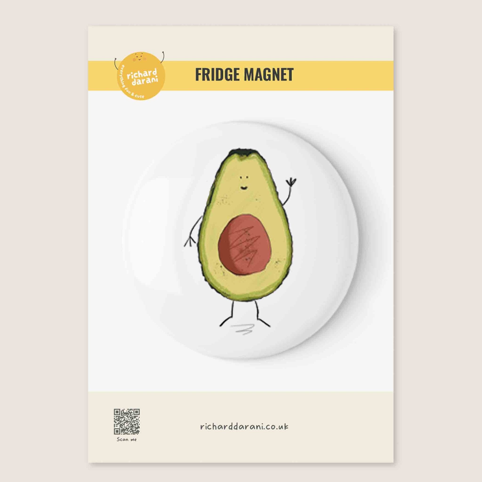 Avocado Button Badge - Richard Darani