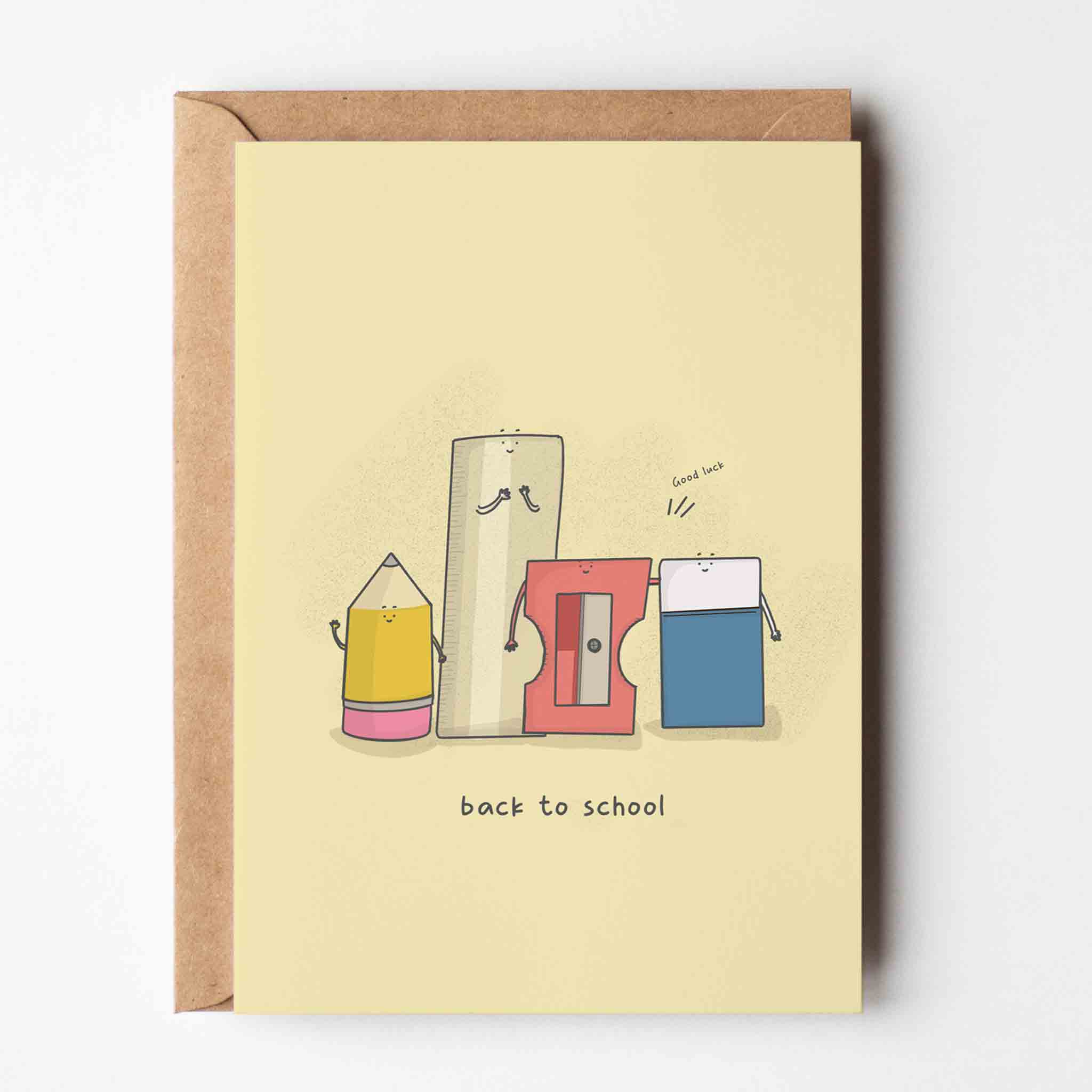 Back to School Greeting Card - Richard Darani