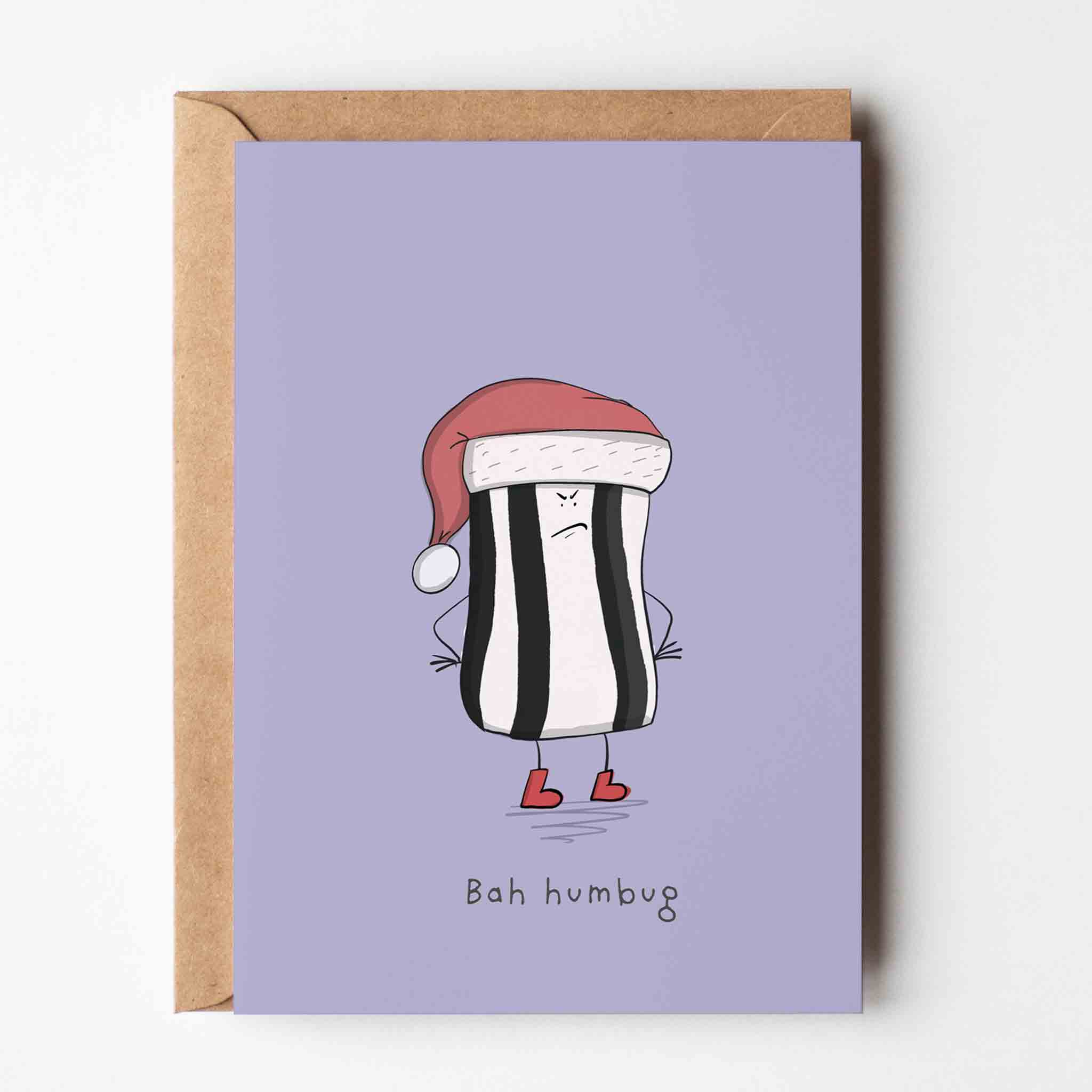 Bah Humbug Christmas Card - Richard Darani