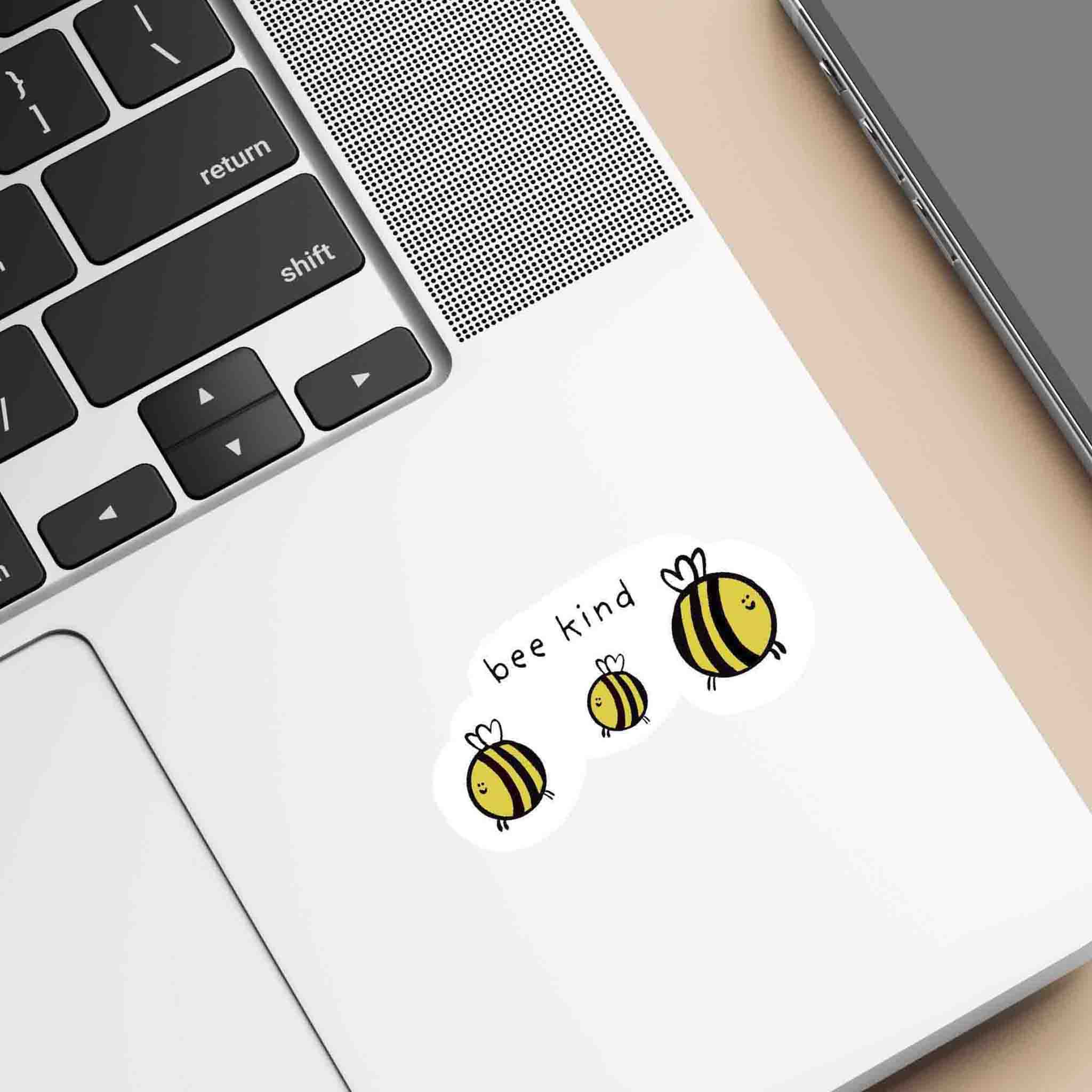 Bee Kind Cute Vinyl Sticker - Richard Darani