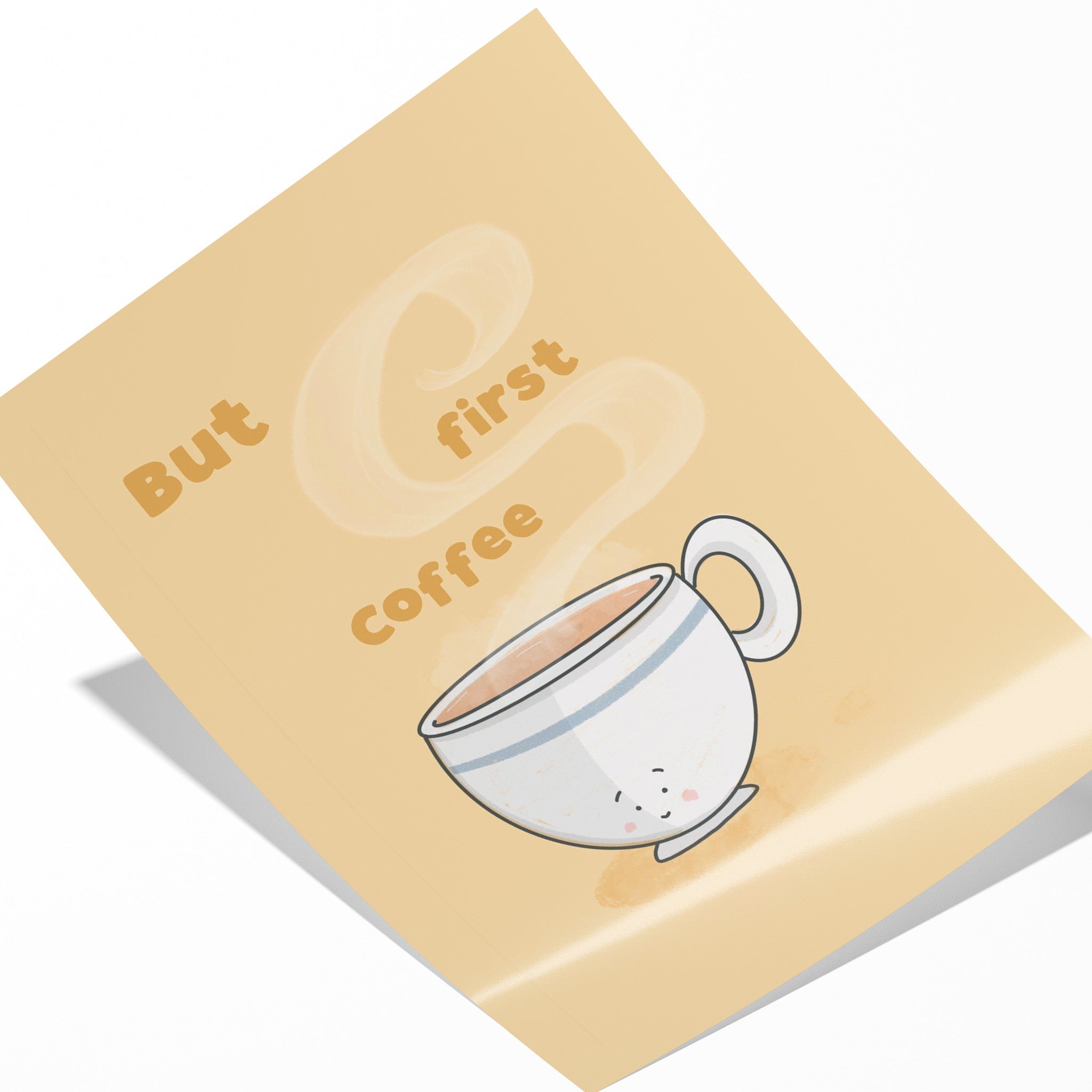 But First, Coffee – Funny Wall Art Print - Richard DaraniPosters, Prints, & Visual Artwork