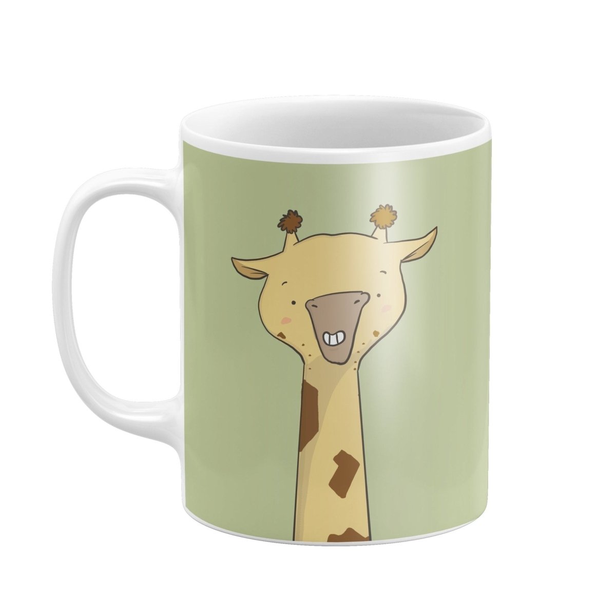 Cheeky Giraffe Mug – Funny Safari AnimalMugs (view 3)