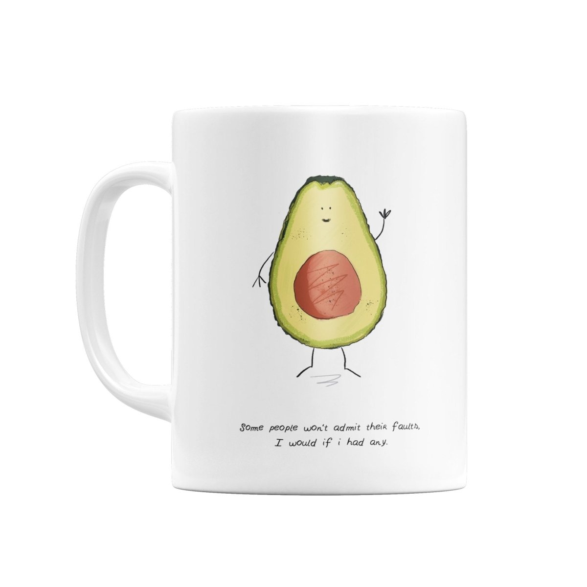 Cute Avocado Character MugKitchen & Dining