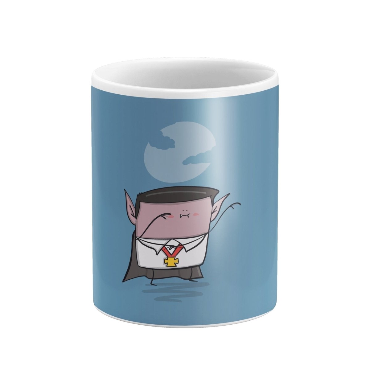 Cute Vampire Mug – Halloween Dracula DesignMugs (view 3)