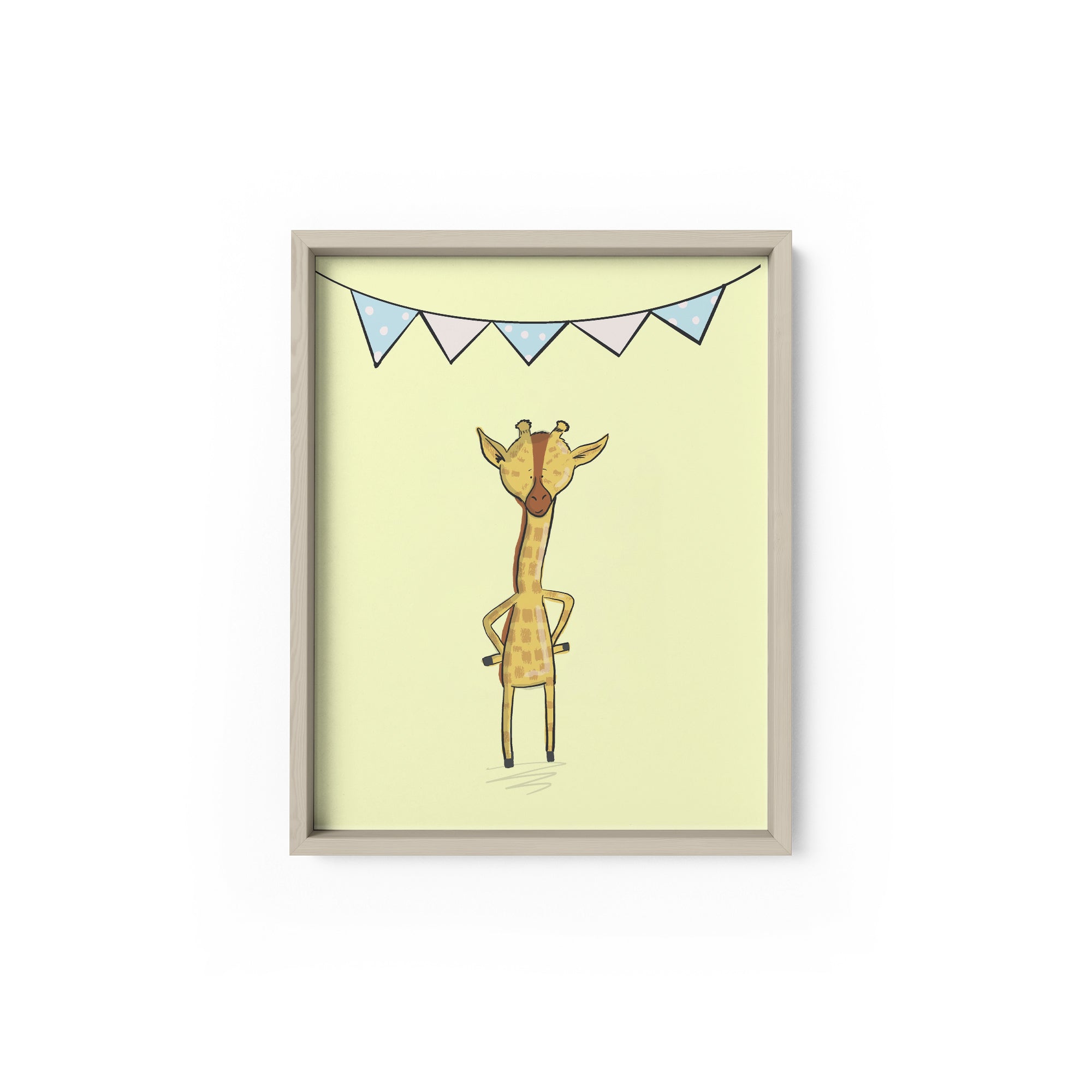 Giraffe Nursery Art Print