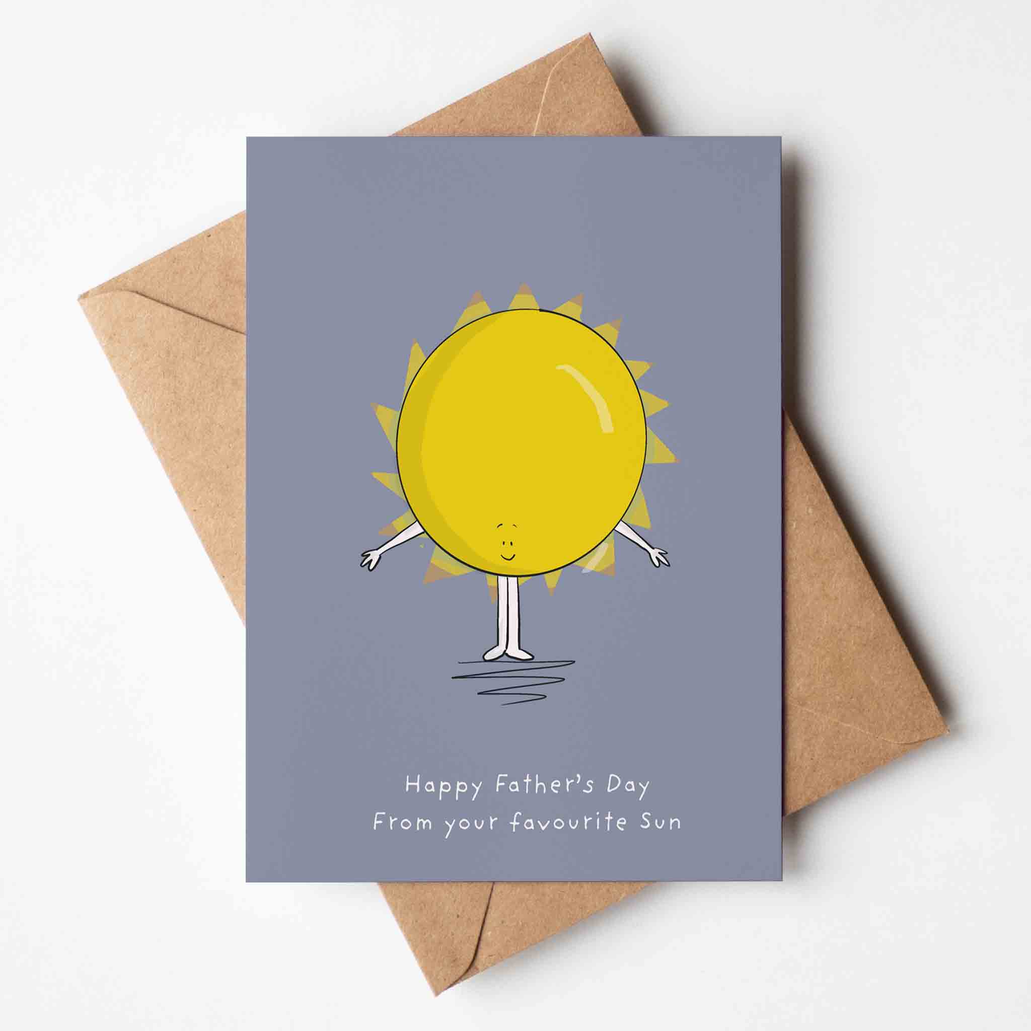 Happy Father's Day from Your Favourite Sun Greeting Card - Richard DaraniGreeting & Note Cards