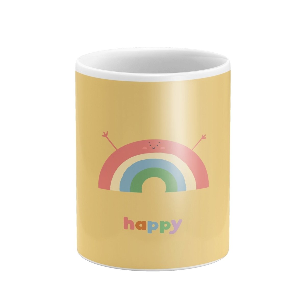 Happy Rainbow Mug – Pastel Joy by Richard DaraniMugs (view 2)
