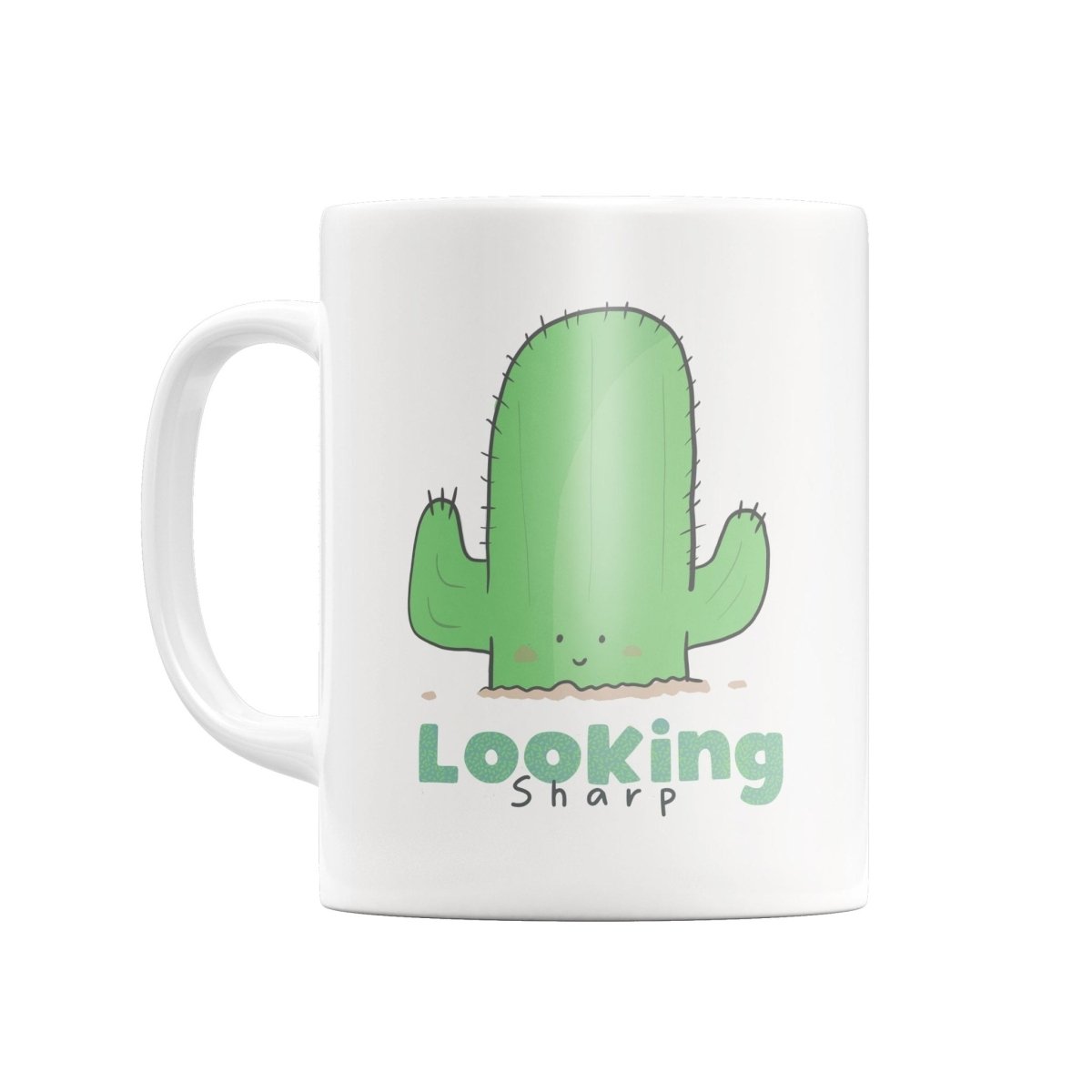 Looking Sharp Mug – Funny Cactus DesignMugs (view 6)