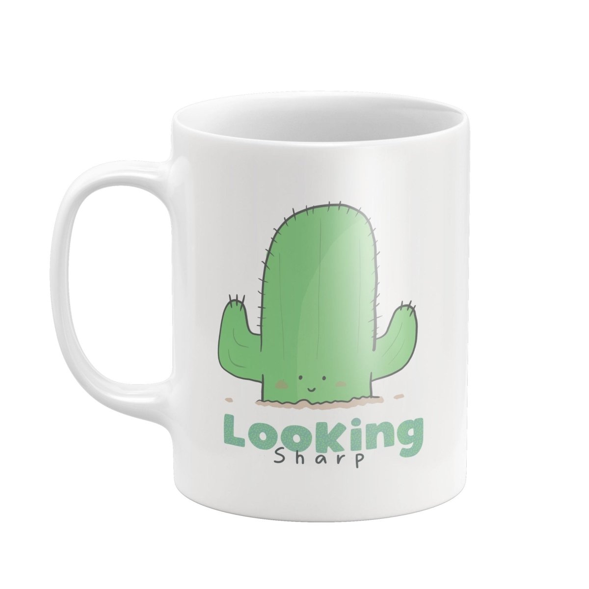 Looking Sharp Mug – Funny Cactus DesignMugs (view 4)