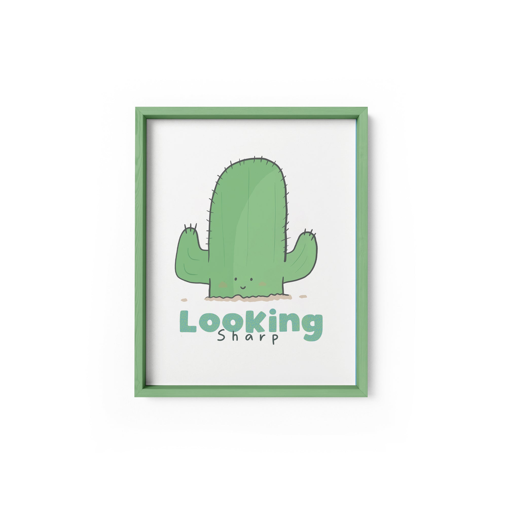 Looking Sharp Cactus Art Print