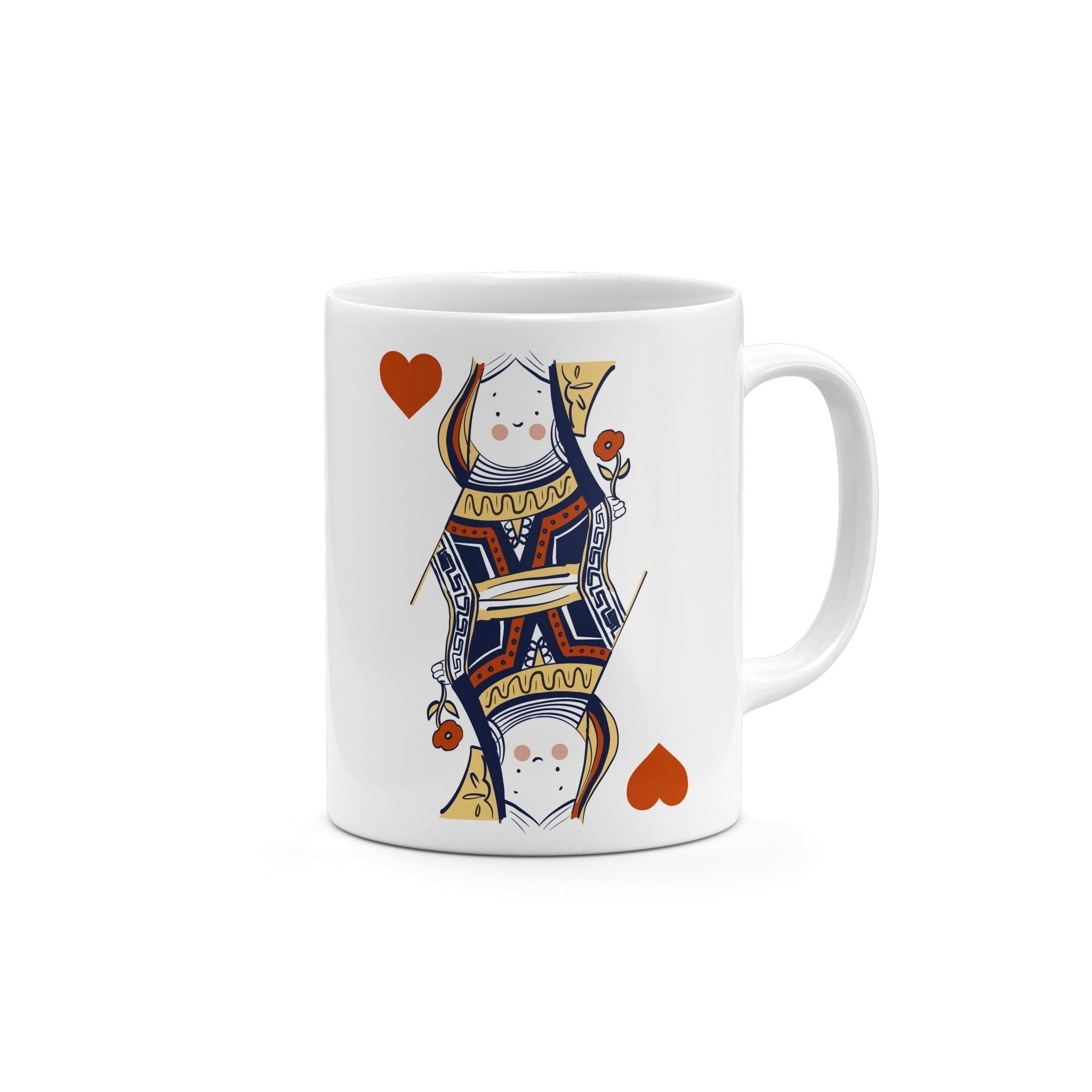 Queen of Hearts Ceramic Mug - Richard Darani