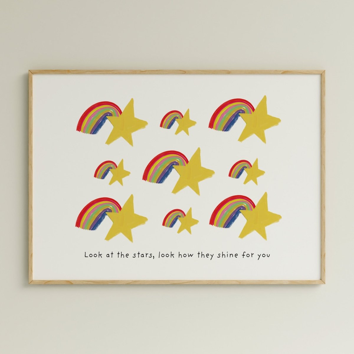 Stars & Rainbows - Positive Art PrintPosters, Prints, & Visual Artwork (view 5)