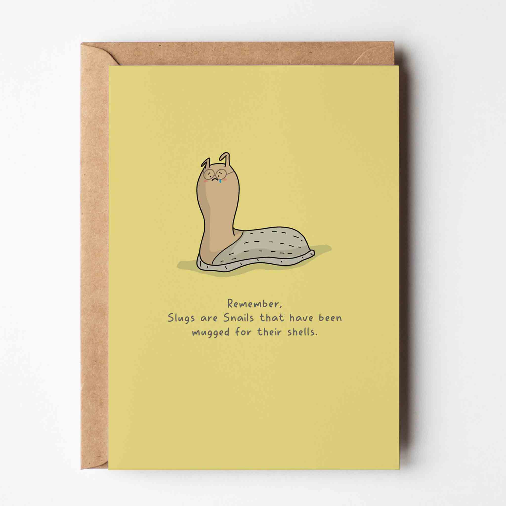 Why Slugs lost their Shells Greeting Card - Richard Darani