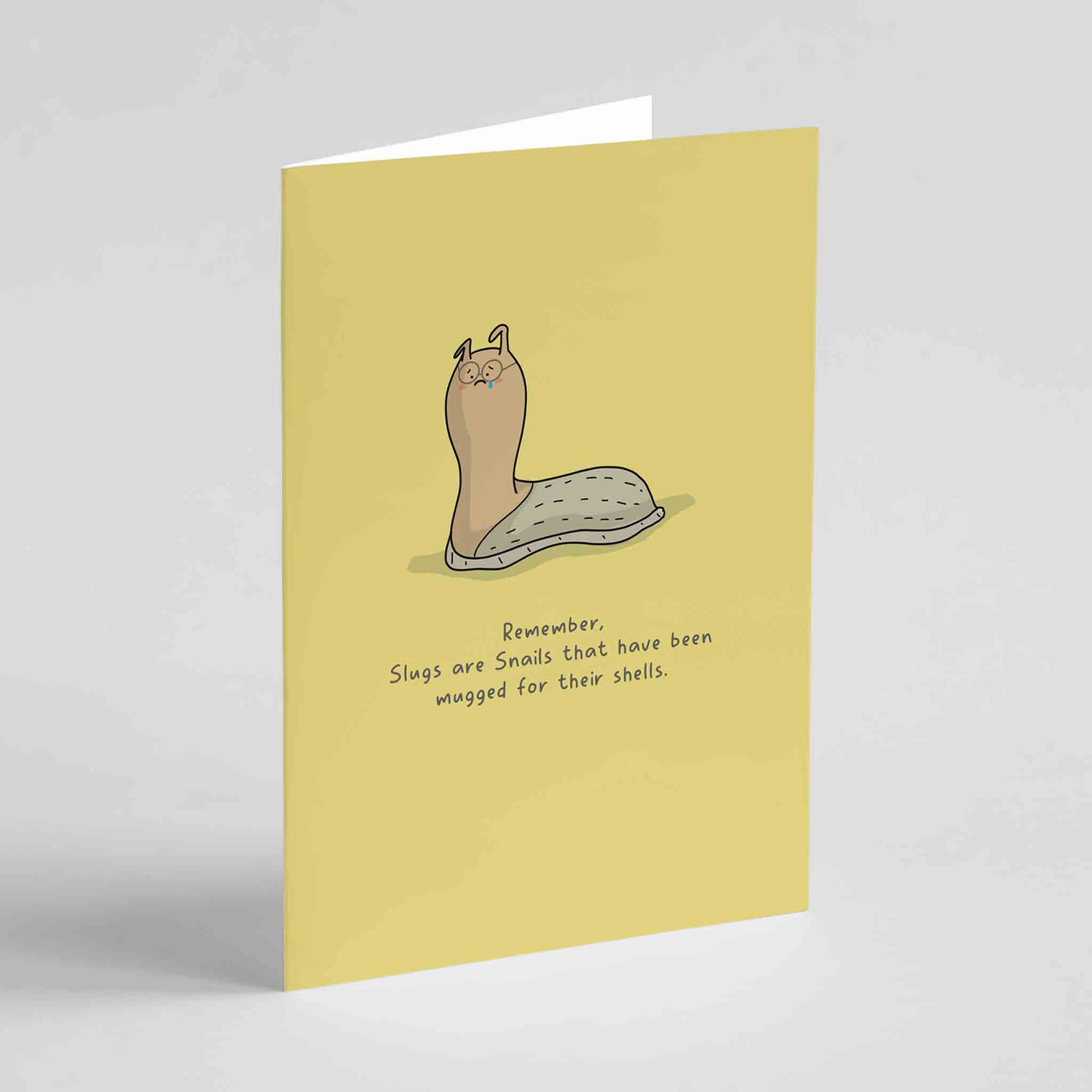 Why Slugs lost their Shells Greeting Card - Richard Darani