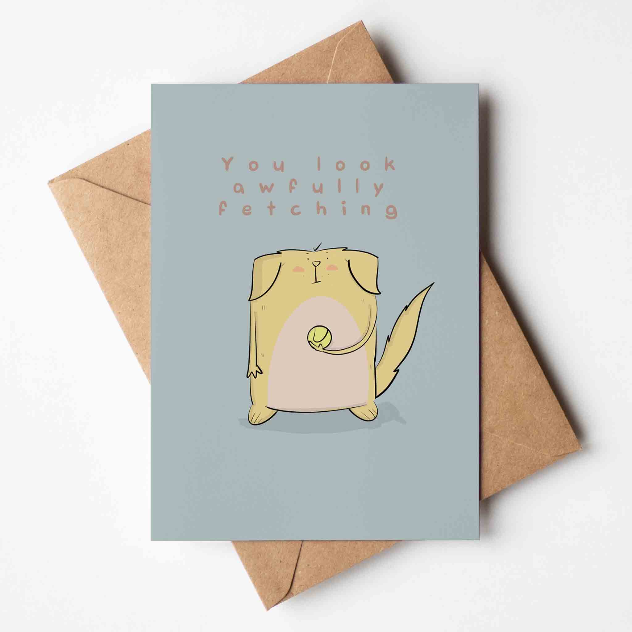 You Look Awfully Fetching Funny Greeting Card - Richard DaraniGreeting & Note Cards