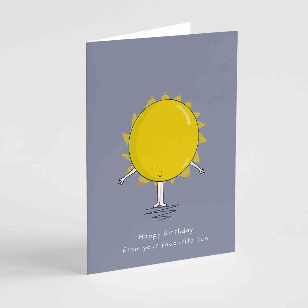 Share a laugh with your parents with Richard Darani's 'From Your Favorite Son' greeting card, featuring playful wordplay and vibrant design. A perfect way to show love and appreciation.