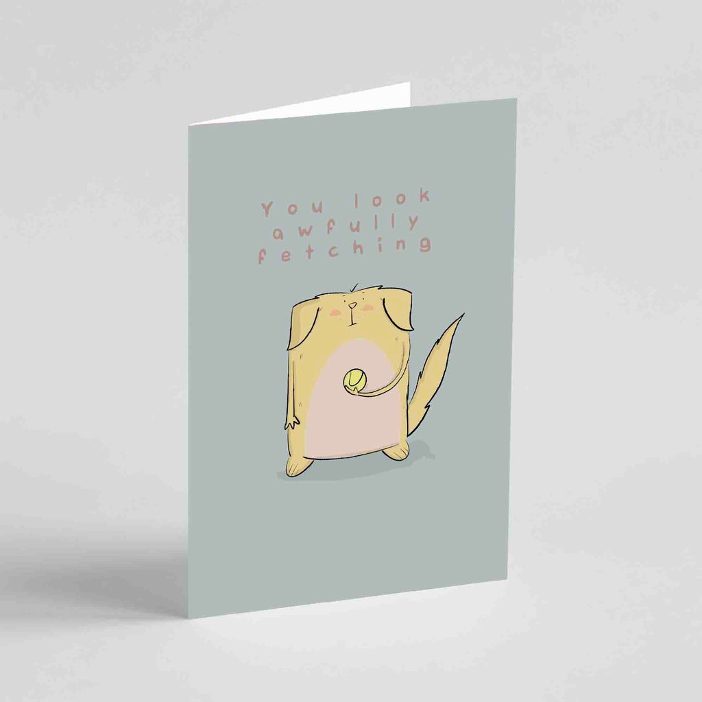 You look awfully fetching Valentine Card Richard Darani Greeting & Note Cards You look awfully fetching Valentine Card | Richard Darani